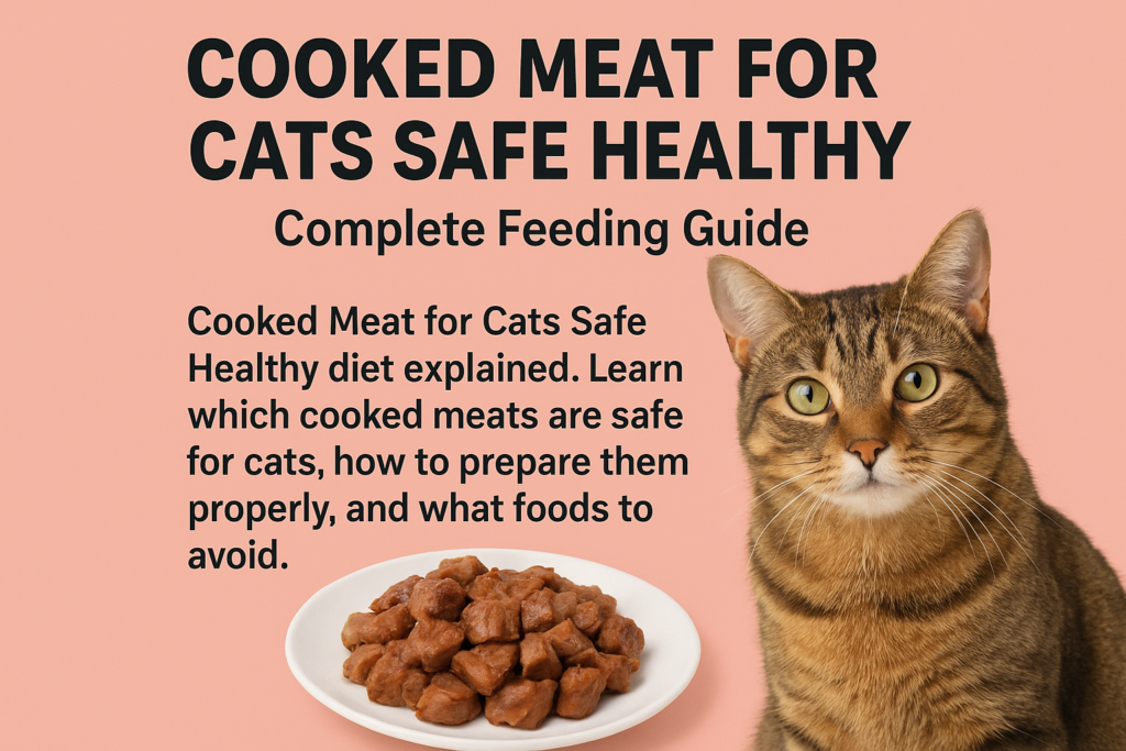 Cooked Meat for Cats Safe